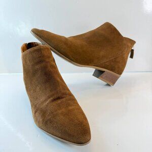 Aquatalia Suede Ankle Boots – Size 7 – Made in Italy
